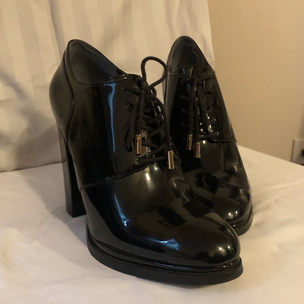 Guess Black Lace-Up High Heels Size 8.5